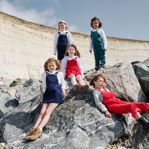 Navy Corduroy Dress