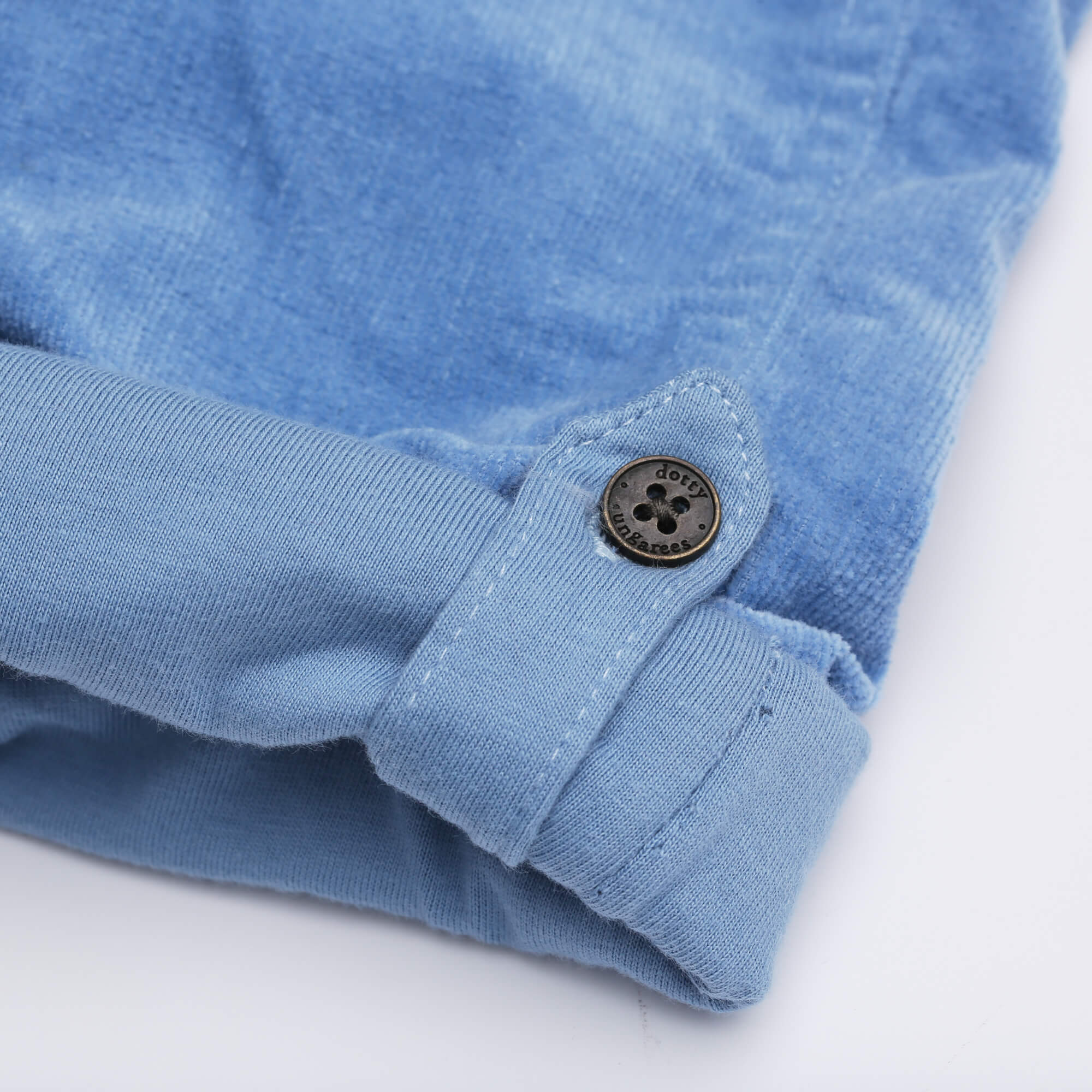 Light Blue Dungarees for Kids - Dotty Dungarees
