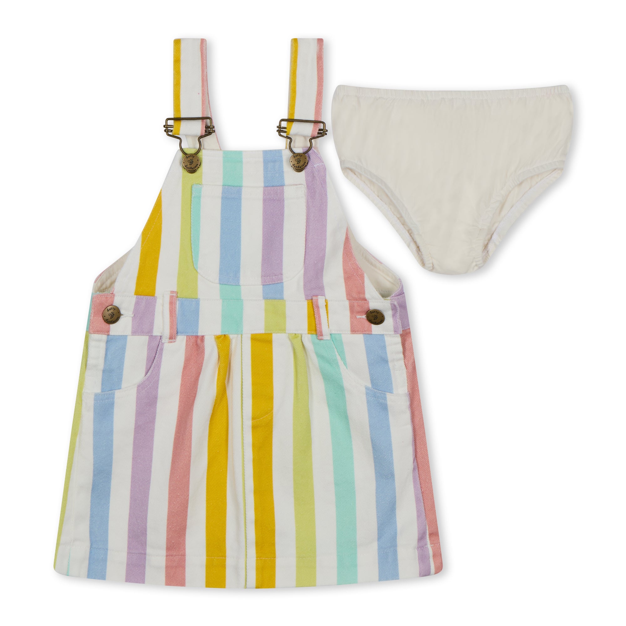 Classic Wide Stripe Dress - Multicolour