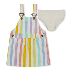Classic Wide Stripe Dress - Multicolour