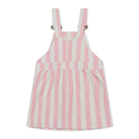 Classic Wide Stripe Dress - Pink