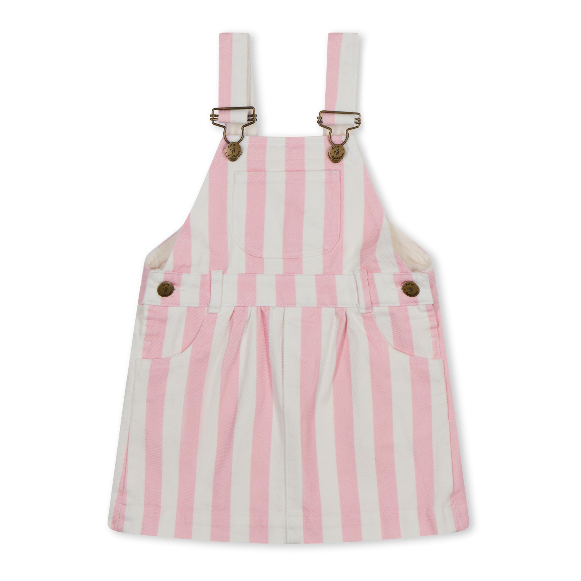 Classic Wide Stripe Dress - Pink