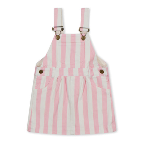 Classic Wide Stripe Dress - Pink