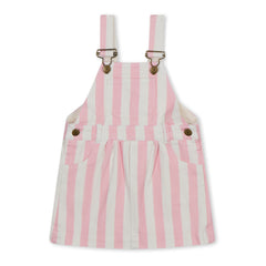 Classic Wide Stripe Dress - Pink