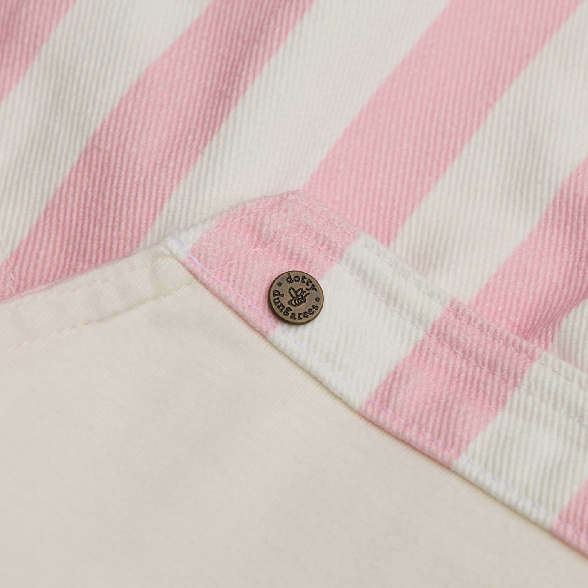 Classic Wide Stripe Dress - Pink