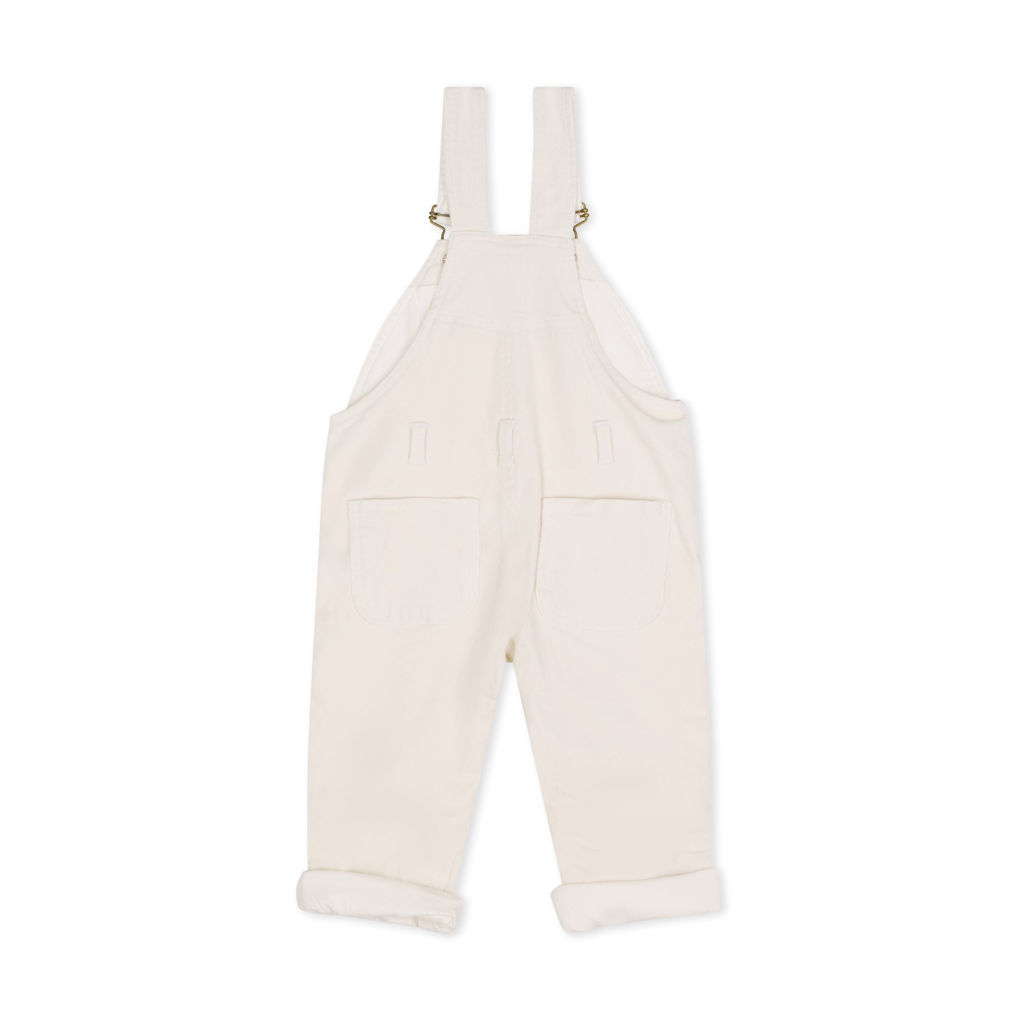 Cream Corduroy Dungarees for Kids
