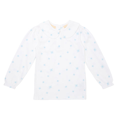 Peter Pan Collar - Snowflake