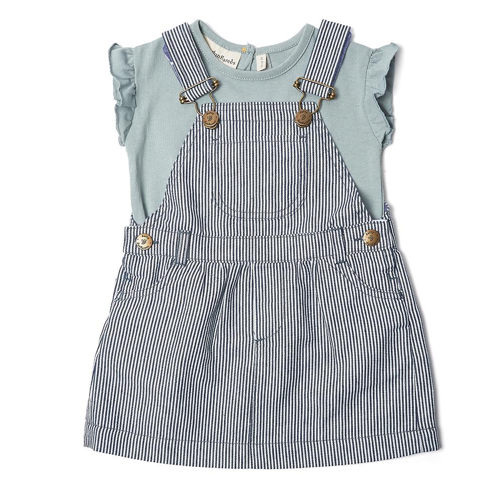 Otto Stripe Dress - Dotty Dungarees Ltd