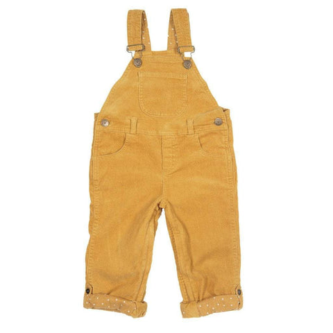 Ochre Cord Dungarees