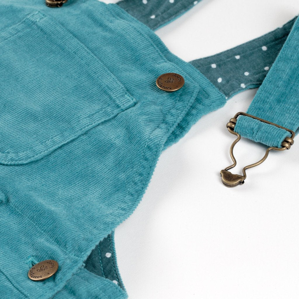 Teal Cord Dress