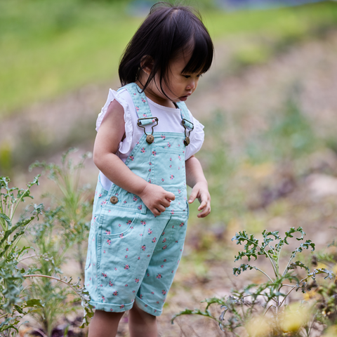 Floral Mint Shorts