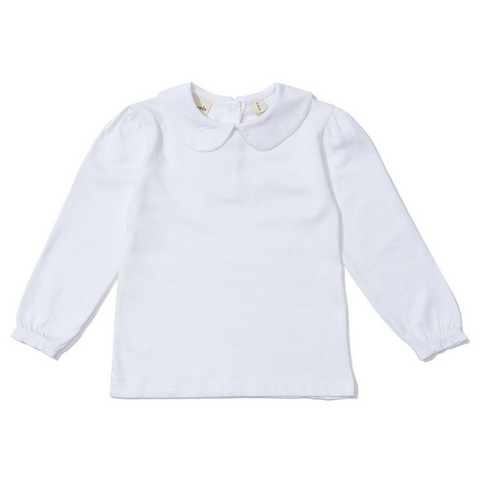 Peter Pan Collar - White
