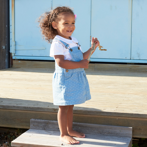 Dotty Denim Dress