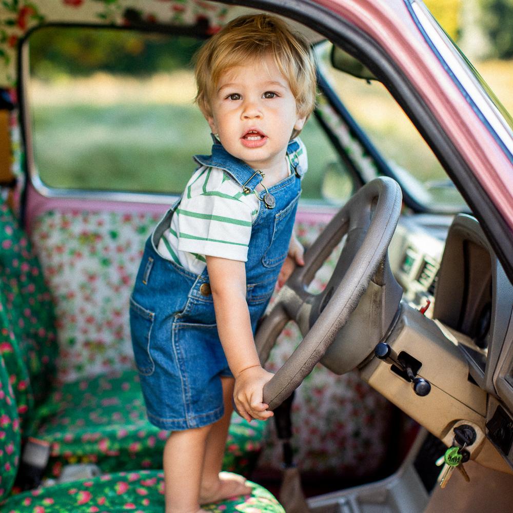 Green Stripe Summer T-Shirt