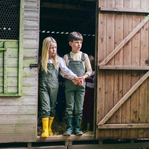 Olive Green Dungarees
