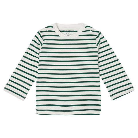 Green Breton Stripe Top