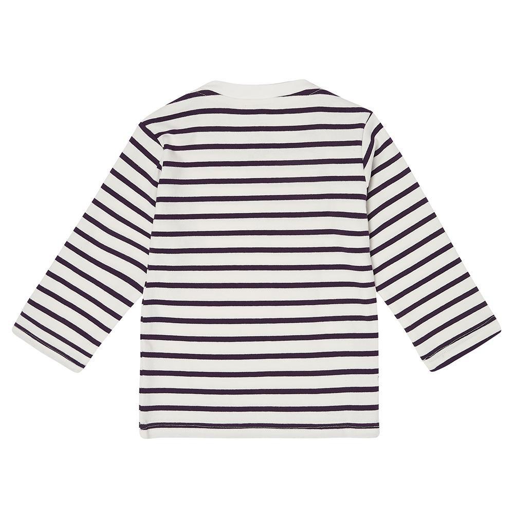 Purple Breton Stripe Top