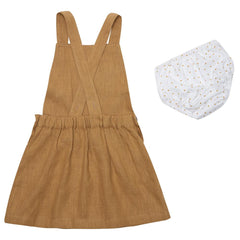 Caramel Linen Dress