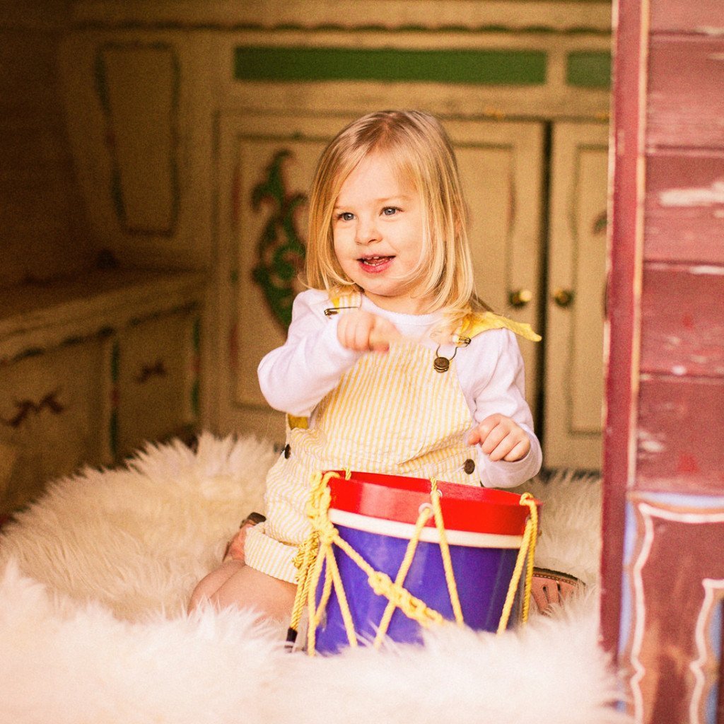 Dotty Dungarees - Yellow Seersucker Dress