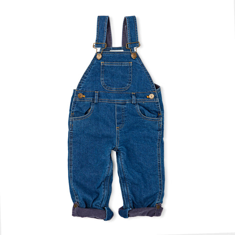 Stonewash Denim Dungarees