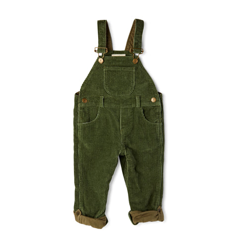 Khaki Chunky Cord Dungarees