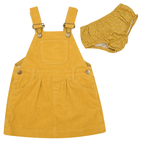 Ochre Chunky Cord Dress