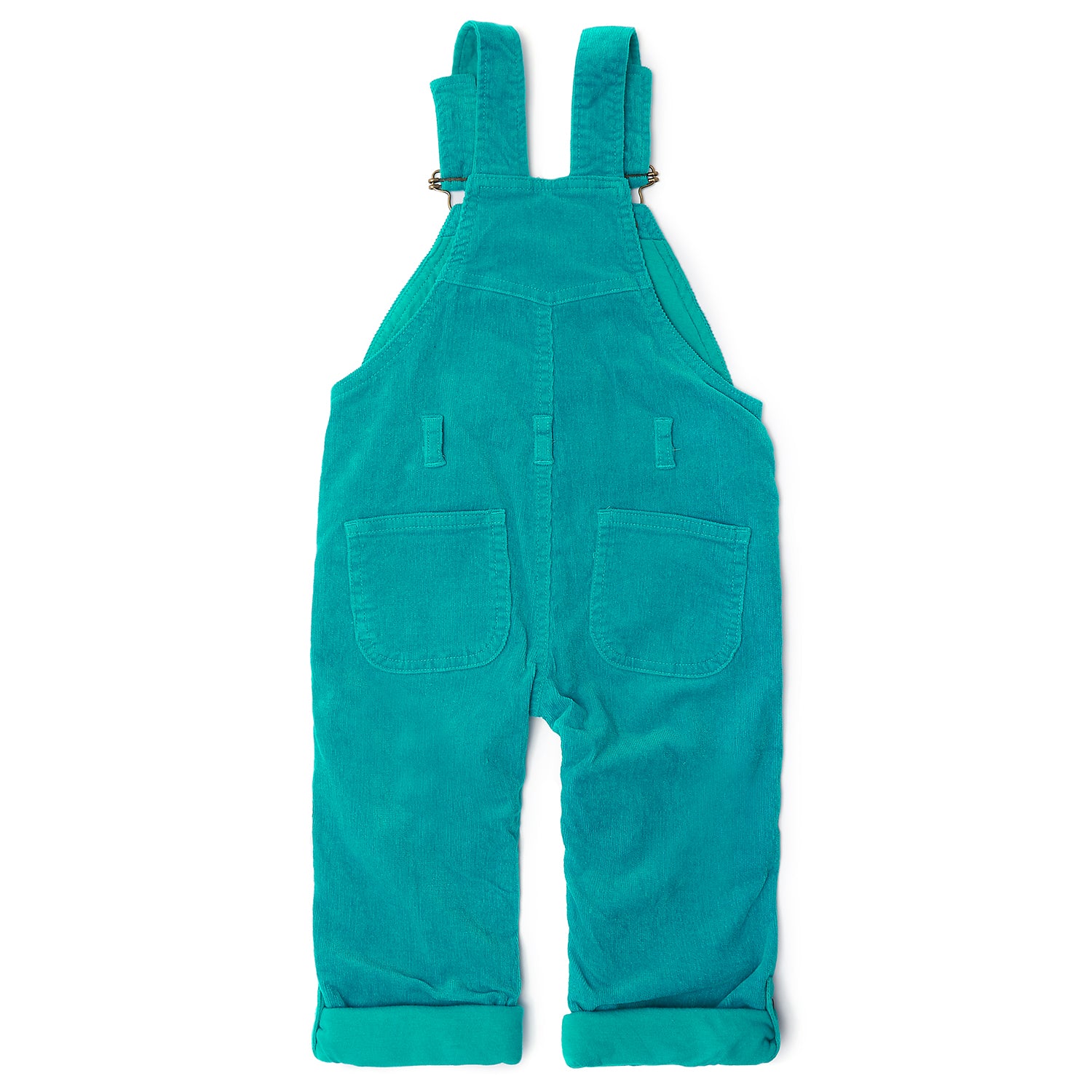 Teal Cord Dungarees