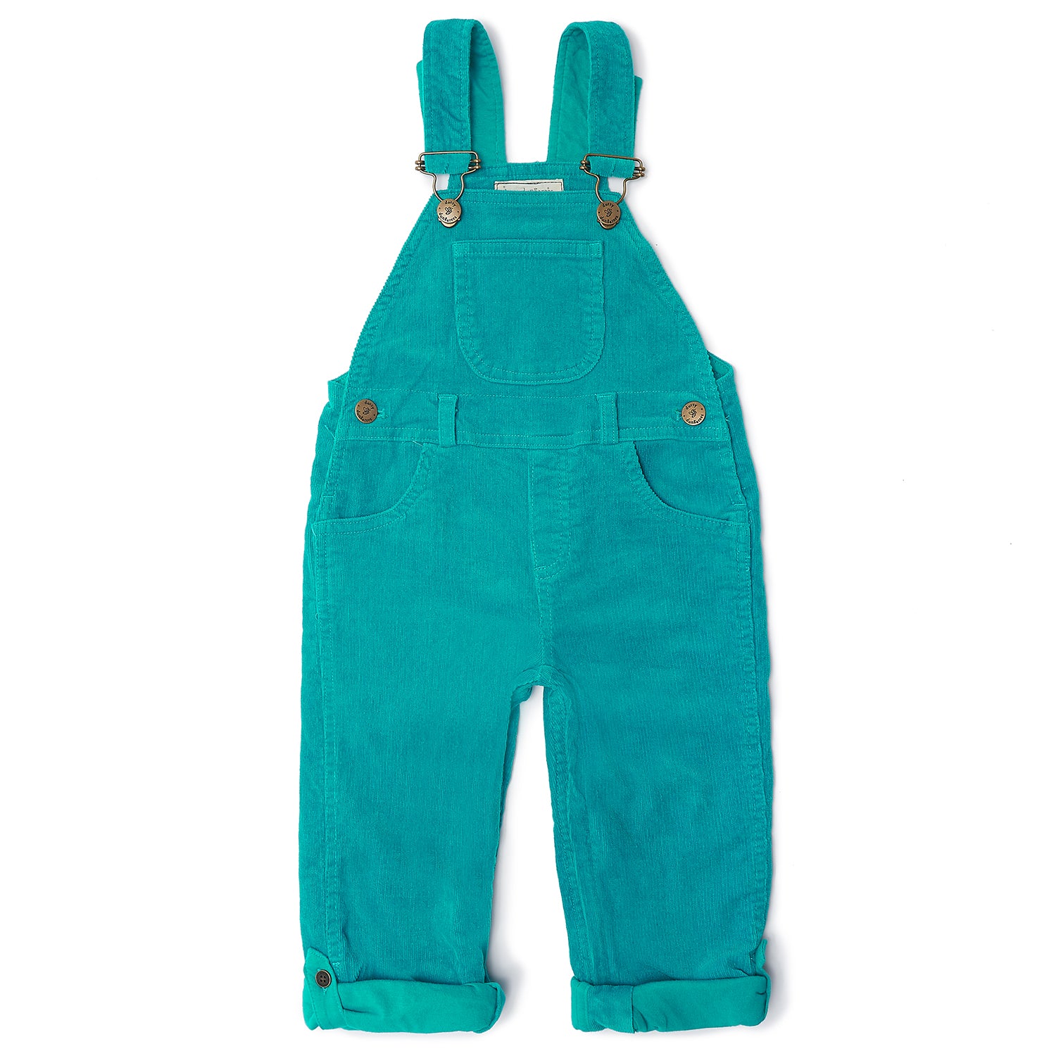 Teal Cord Dungarees