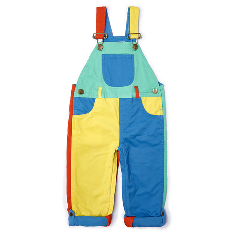 Primary Colourblock Dungarees