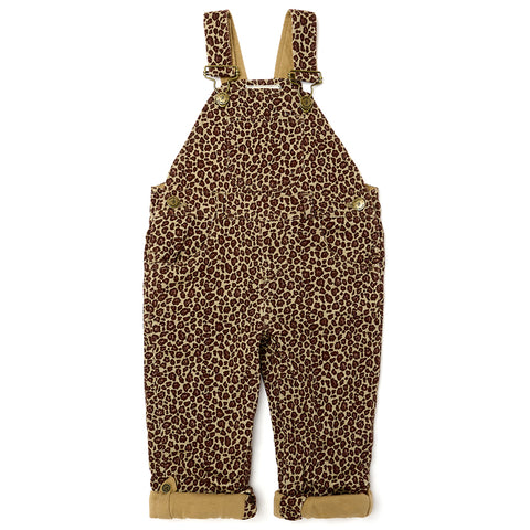 Leopard Print Dungarees