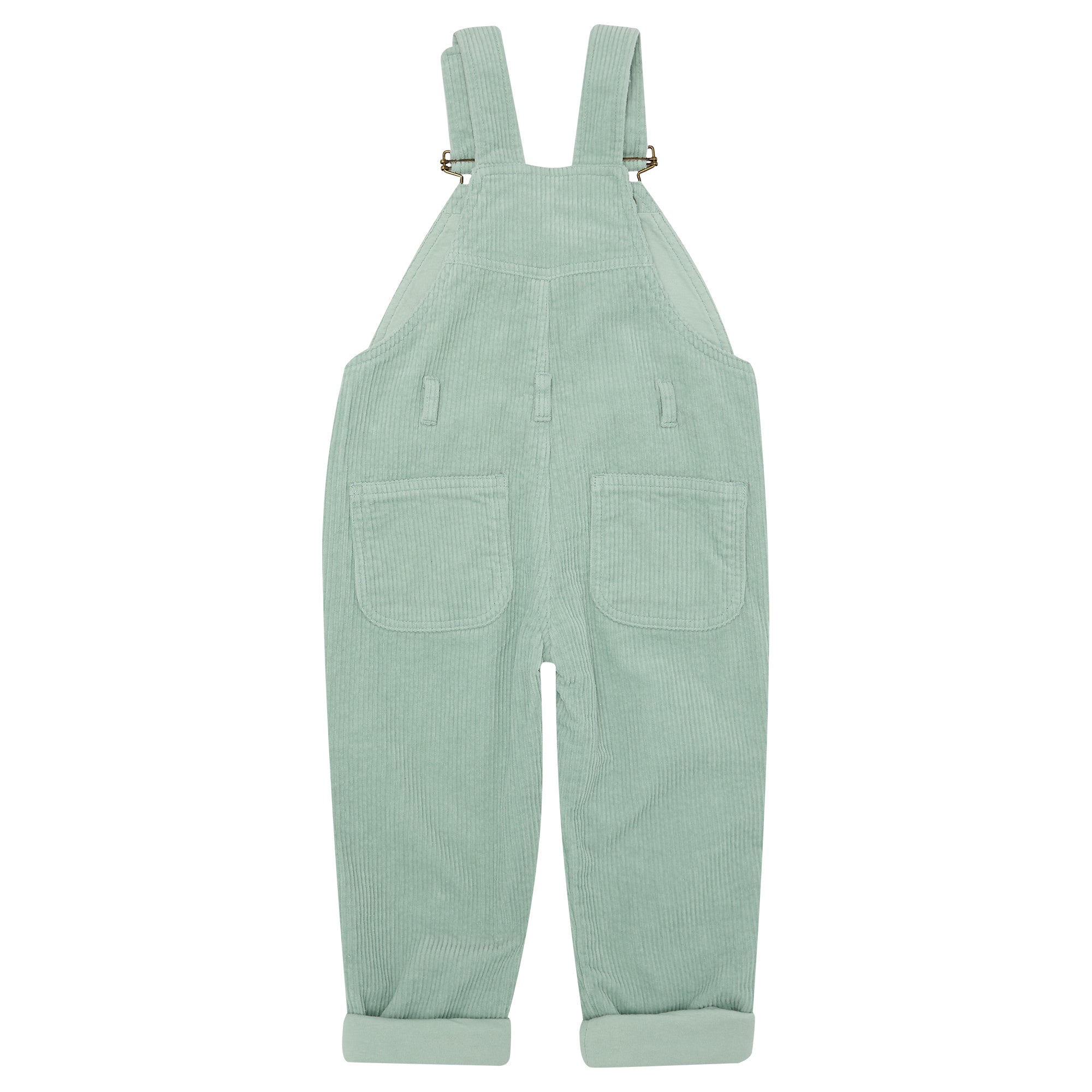 Mint Chunky Cord Dungarees