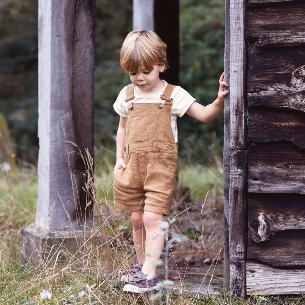 Caramel Linen Shorts