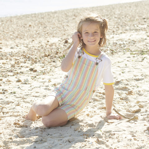 Rainbow Seersucker Shorts