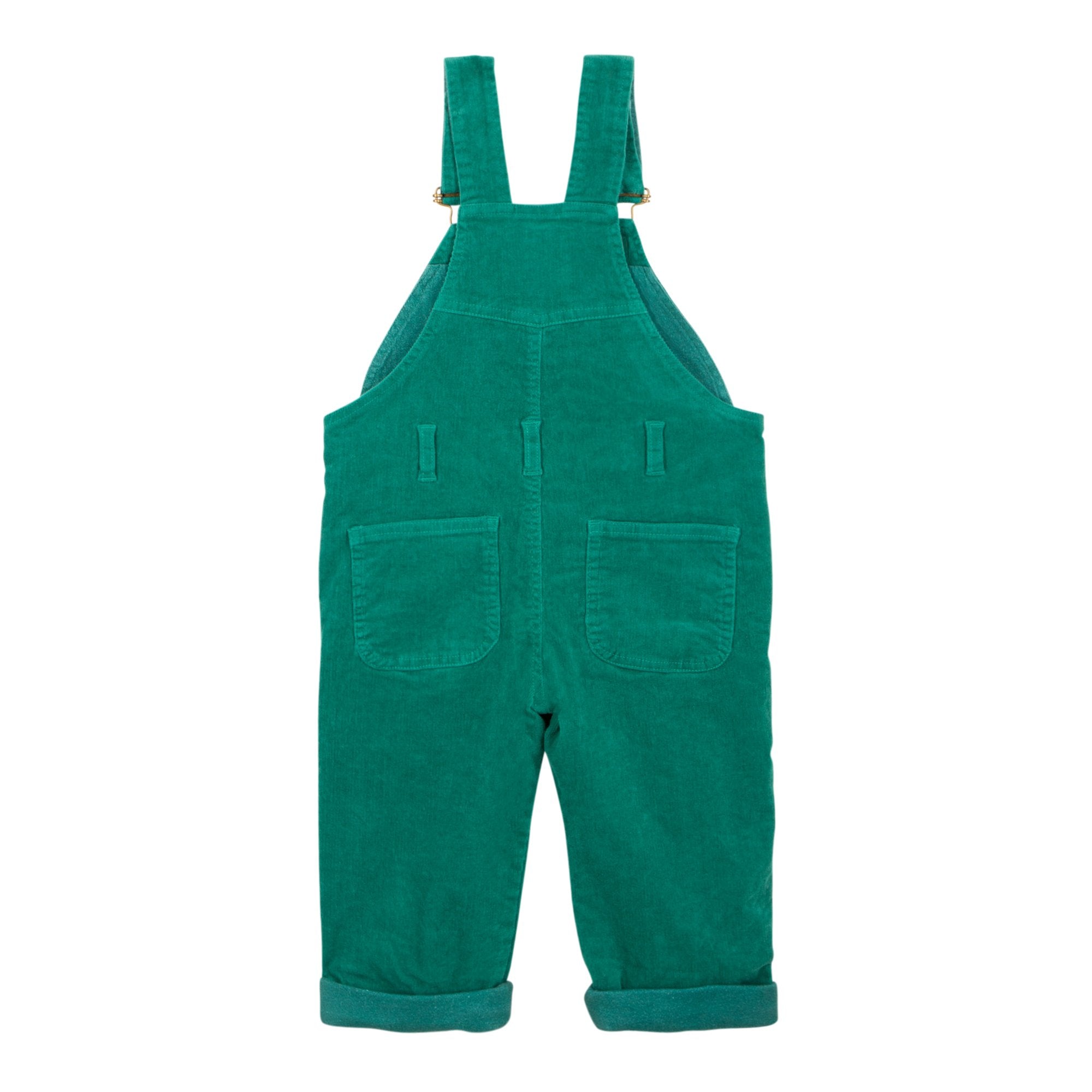 Grass Green Corduroy Dungarees