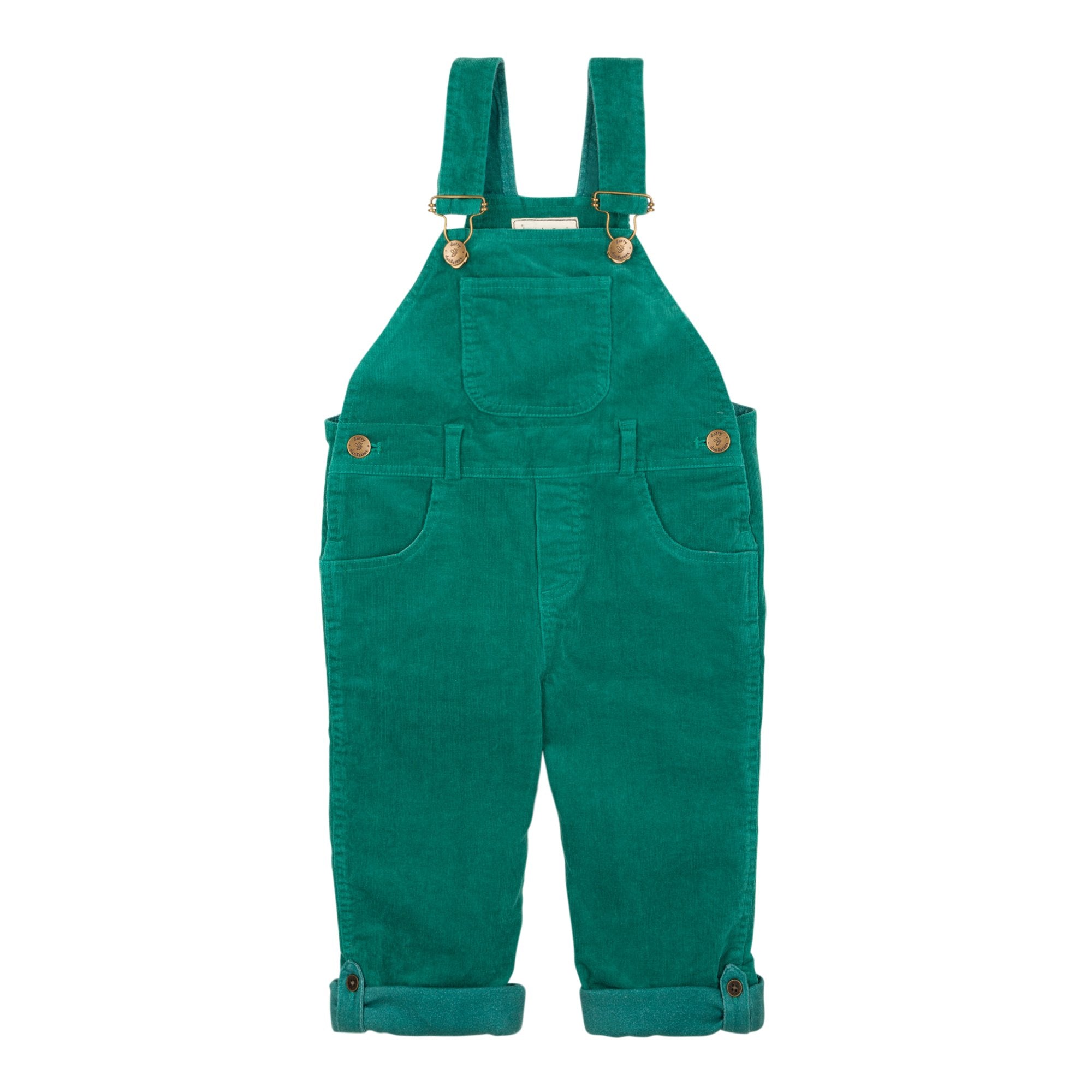 Grass Green Corduroy Dungarees