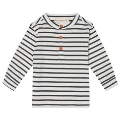 dotty-dungarees-ltd, Maxi Top - Charcoal Stripe
