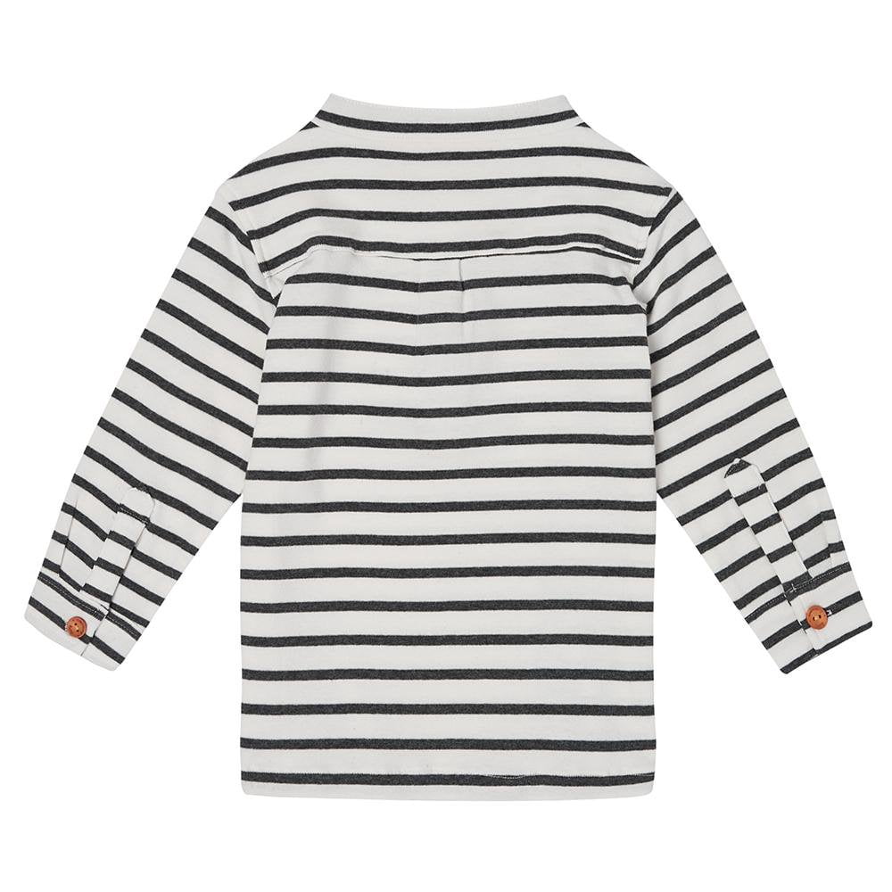 dotty-dungarees-ltd, Maxi Top - Charcoal Stripe