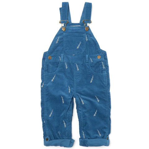 Nordic Blue Lightning Corduroy Dungarees