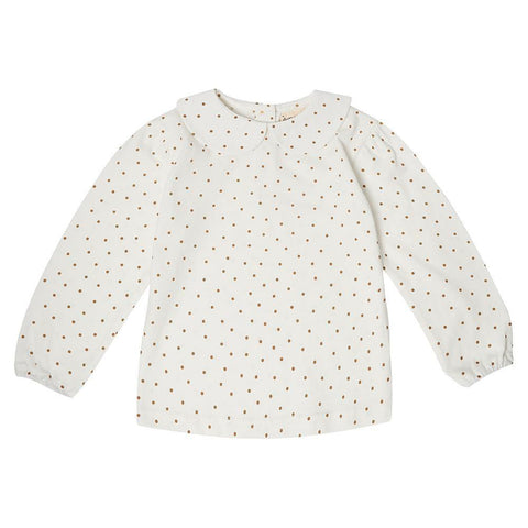 Peter Pan Collar - Gold Dot