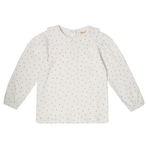 Peter Pan Collar - Pink Dot