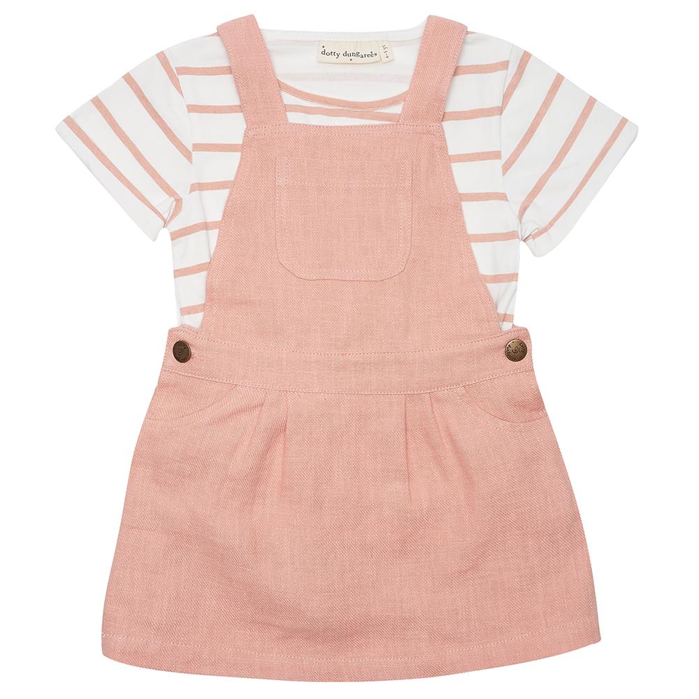 dotty-dungarees-ltd, Pink Linen Dress