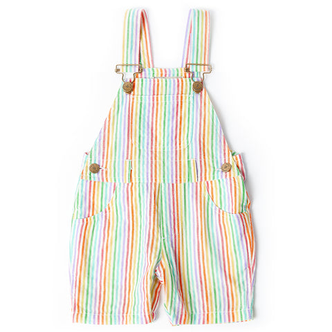 Rainbow Seersucker Shorts