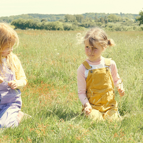 Ochre Corduroy Dungarees