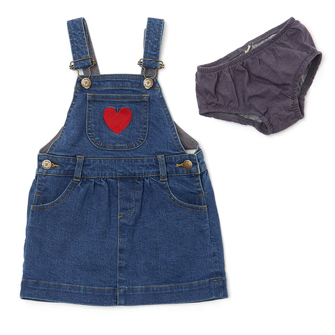 Stonewash Denim LOVE Dress