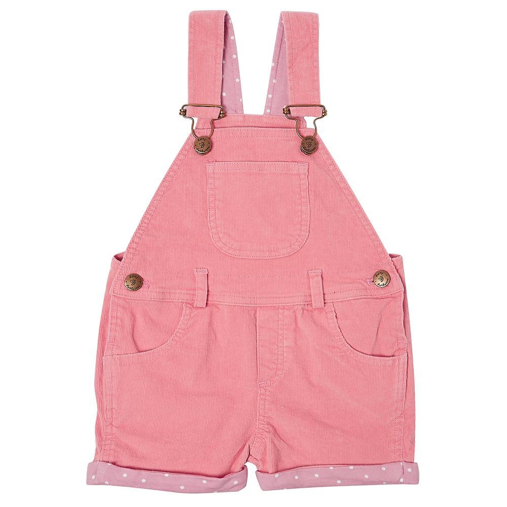 Old Rose Pink Cord Shorts