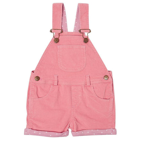 Old Rose Pink Cord Shorts