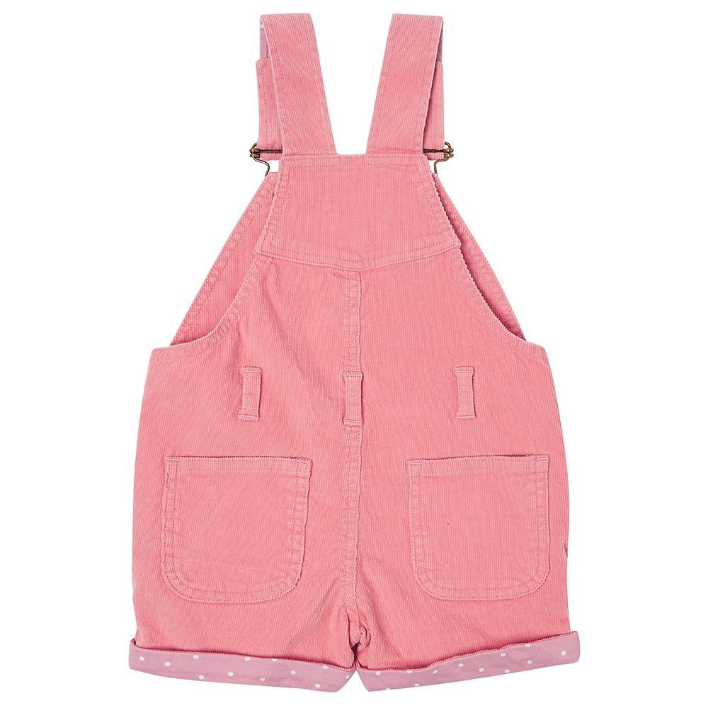 Old Rose Pink Cord Shorts