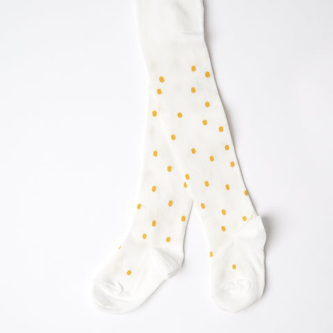 Dotty Tights - Yellow Spot