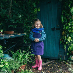 Midnight Blue Denim Dress - Dotty Dungarees Ltd