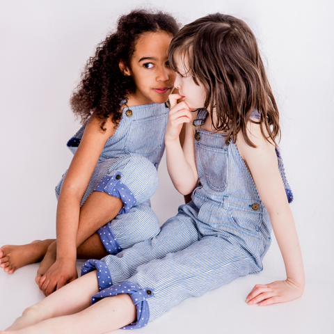 Otto Stripe Dungarees